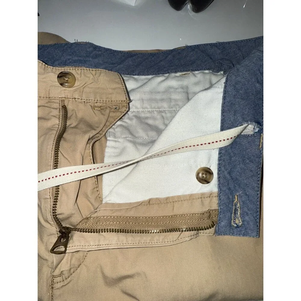 Polo Ralph Lauren Men's Relaxed Fit Chino Shorts Tan Khaki Summer Flat Front 35